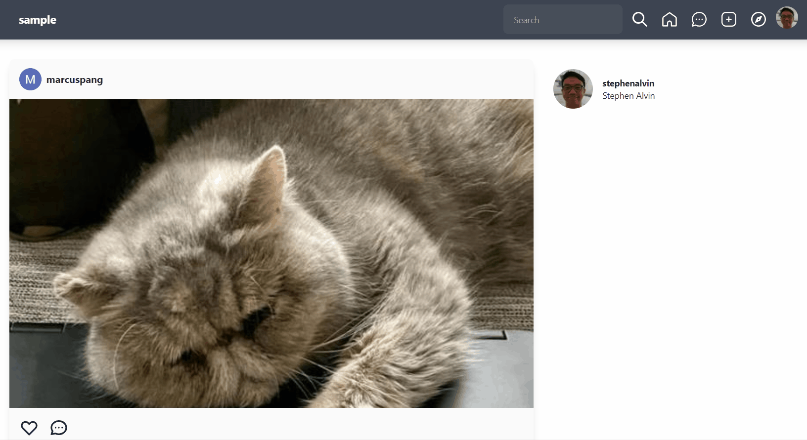 Instagram Mockup Screenshot